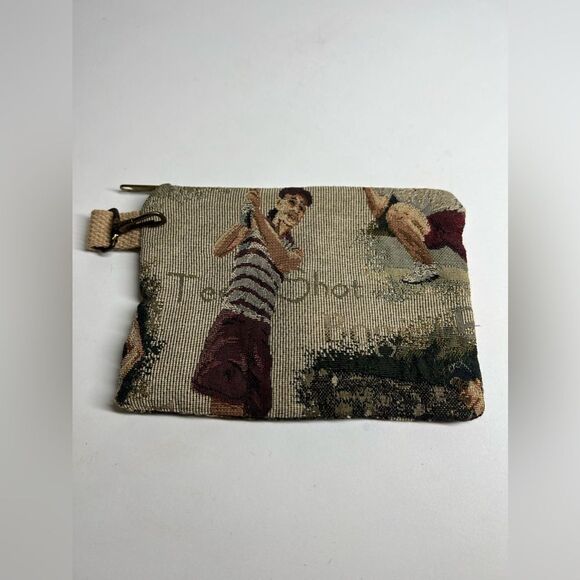 Dee Dee Vintage Canvas Mini purse Cosmetic Bag Organizer - Picture 3 of 10